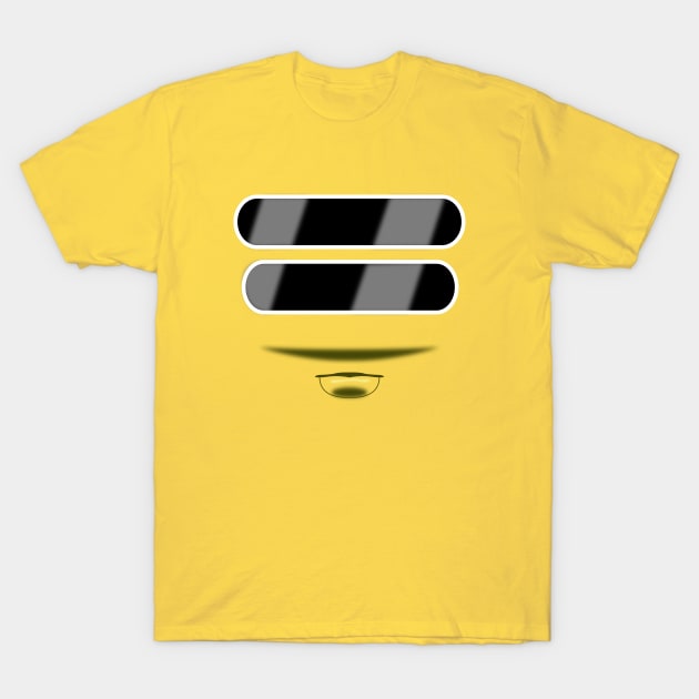 Zeo Ranger 2 Yellow Visor T-Shirt by mavgagliano